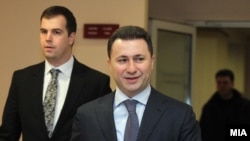 Премиерот и лидер на ВМРО-ДПМНЕ Никола Груевски. 