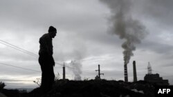 Termoelektrana Kosovoa A u blizini Obilića.