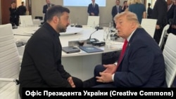 Tramp və Zelenskinin Fransadakı G7 sammitində görüşü