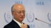 AUSTRIA -- Director General of the International Atomic Energy Agency, IAEA, Yukiya Amano addresses the media during a news conference after a meeting of the IAEA board of governors at the International Center in Vienna, November 23, 2017