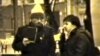Мітынг у абарону Верхняга гораду ў Менску, 1988. Сяржук Вітушка і Сяргей Харэўскі