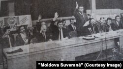 Adunare împotriva referendumului unional. „Moldova Suverana”, 16 martie 1991. 