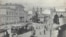 Трамвай на Саборнай плошчы Віцебску, не пазьней за 1904 год