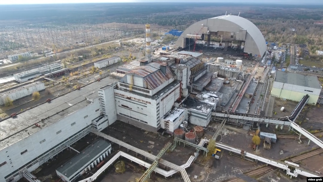 Новый саркофаг будет установлен над поврежденным реактором Чернобыльской АЭС 