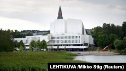 Хельсинки. Будущий пресс-центр саммита