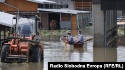 В городе Шамац, в Боснии, 21 мая 