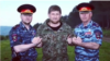 Замминистра внутренних дел Чечни Апти Алаудинов, глава республики Рамзан Кадыров и министр внутренних дел Руслан Алханов (архивное фото)