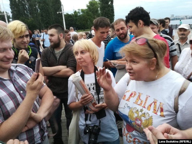 Митинг против повышения пенсионного возраста 26 июля в Воронеже