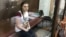 Anna Pavlikova in a Moscow court on August 16. 