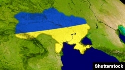 Карта Украины. Иллюстрационное фото