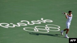 Первая ракетка мира - теннисист из Сербии Новак Джокович. Рио-де-Жанейро, 4 августа 2016 года.