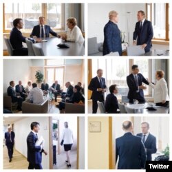 Moldova -negocieri la Bruxelles, ziua a treia, poze postate pe Twitter de Donald Tusk, președintele Consiliului European, 2 iulie 2019