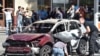 Авто, в якому від вибуху загинув журналіст Павло Шеремет. Київ, 20 червня 2016 року