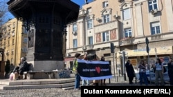 "Jedna borba - Srcem uz Sarajevo" poruka je sa skupa u glavnom gradu Srbije, 28. februar 2026.