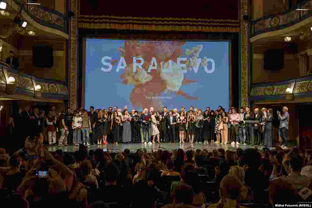 Nagrađeni dobitnici na završnoj svečanosti Sarajevo Film Festivala u Narodnom pozorištu