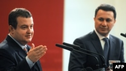 Nikola Gruevski i Ivica Dačić prilikom jednog od susreta