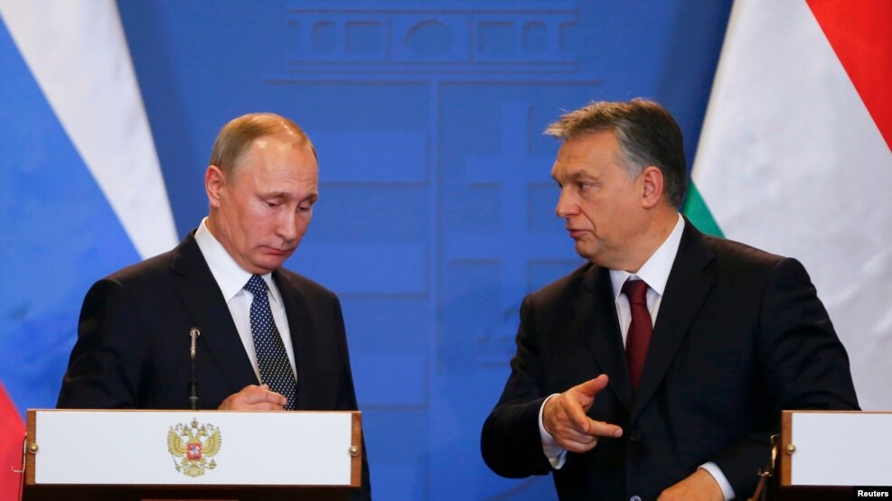 На пресс-конференции после переговоров в Будапеште 2 февраля