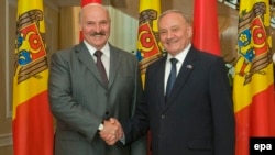 Președinții Nicolae Timofti și Aliaksandr Lukașenka la Chișinău în 2014