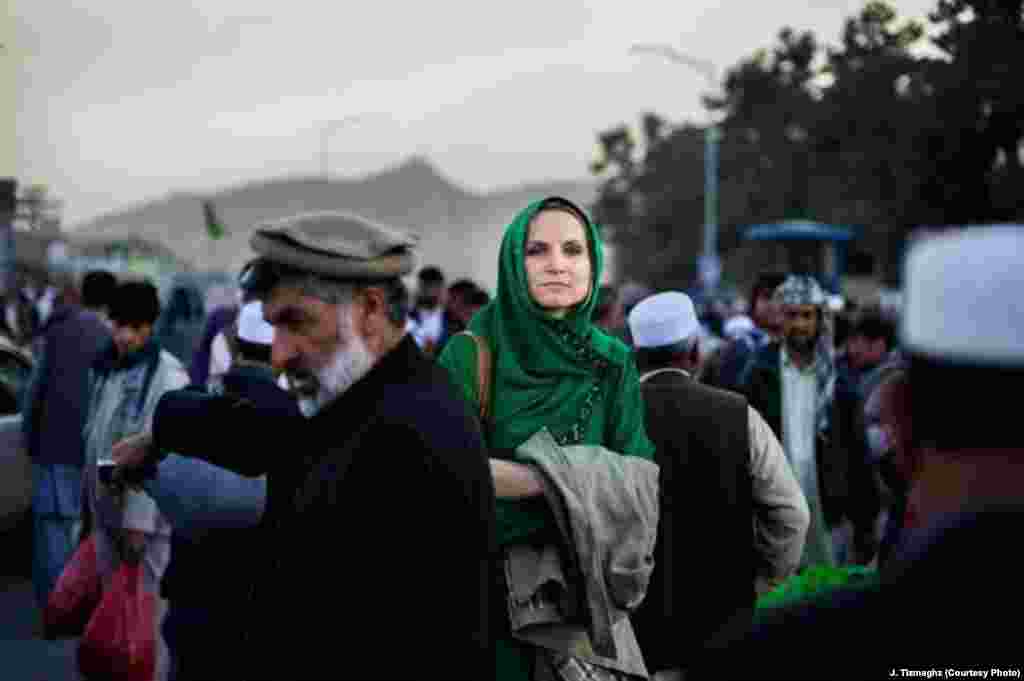 Working in Kabul, Afghanistan.