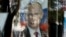Анексований Крим. Портрет президента Росії Володимира Путіна у вітрині книжкового магазину в Сімферополі. Архівне фото