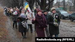 Акция в поддержку бывшего премьер-министра Украины Юлии Тимошенко. Харьков, 5 января 2012 года.