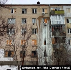 Покинутий будинок в Херсоні, в якому морозами розірвало труби опалення і водогону