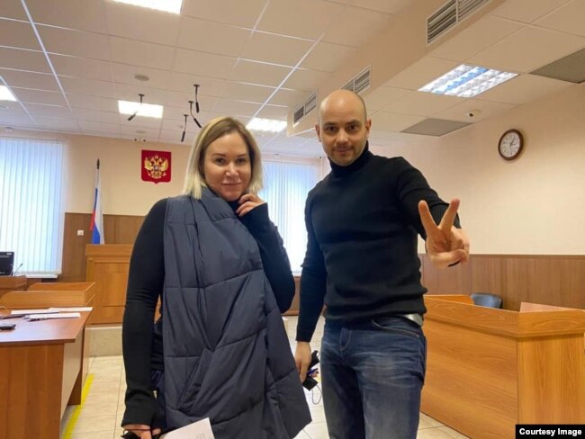 Татьяна Усманова и Андрей Пивоваров. Фото избирательного штаба
