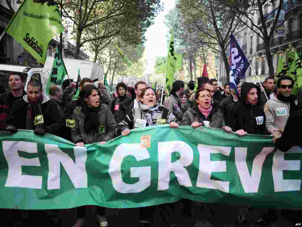 Greva për reformën e propozuar të sistemit të pensioneve në Francë... 