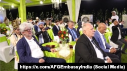Ambasador Srbije Siniša Pavić (prvi sleva) na video snimku koji je Ambasada Avganistana u Nju Delhiju objavila na društvenoj mreži X