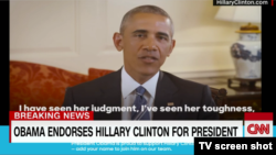 Barack Obama qərarını video vasitəsilə elan edib