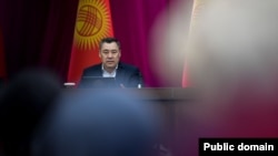 Садыр Жапаров. Иллюстрациялык сүрөт.