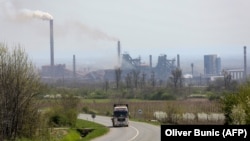 Željezara u Smederevu (fotoarhiva)