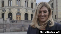 Beatrice Fihn, the executive director of the International Campaign to Abolish Nuclear Weapons, in Oslo on December 9