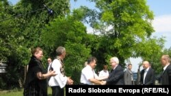 Ivo Josipović na salašu u Vojvodini, 18. srpanj 2010. Foto: Vesela Laloš