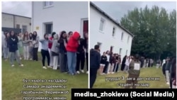 Скриншоты видео, опубликованного Медисой Жокиевой