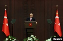 Turkski predsednik Redžep Tajip Erdoan najavljuje novi sastav kabineta, Ankara 3. jun 2023.