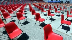 Razmještaj stolica u otvorenom kinu Metalac 26. SFF-a, 29. juli