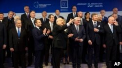 Iuresalime gelen dünýä liderleri. 22-nji ýanwar, 2020 ý.