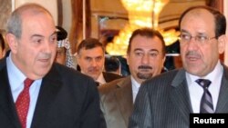 المالكي وعلاوي في آخر لقاء ببغداد