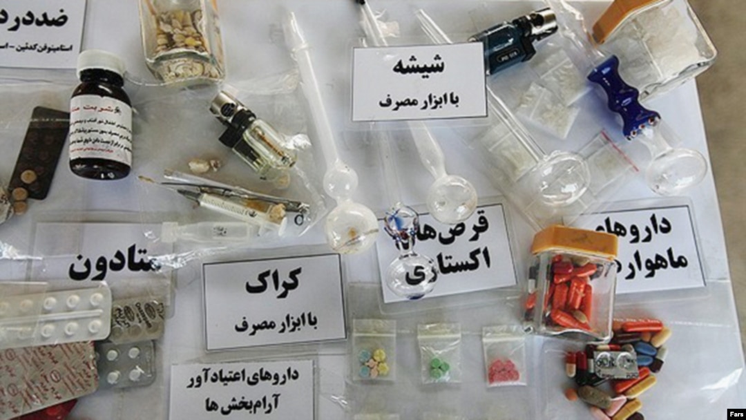 Policijska zapljena narkotika, Iran