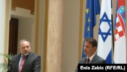 Ministri Avigdor Liberman i Goran Jandroković u Zagrebu, 27. lipnja 2011