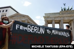 Manifestare se solidaritate în Germania, la Berlin.