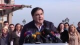 Saakashvili Resigns With Fiery Speech