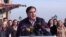 Saakashvili Resigns With Fiery Speech