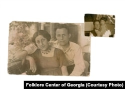 თამარი, საშა და ზემოთ - მათი ქალიშვილი, ლალი