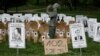 Bosnia and Herzegovina, Sarajevo, The installation in the Great Park marked the Day of White Ribbons - which marks killings of civilians in Prijedor, May 31, 2021. 