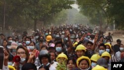 Мьянмадағы наразылық. 29 наурыз 2021 жыл.
