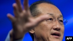 Глава Всемирного банка Джим Ен Ким. Вашингтон, 9 октября 2013 года.