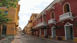 Картахена - пятый по величине город Колумбии, порт на берегу Карибского моря