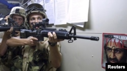 نیروهای ویژه آمریکایی در حال آموزش برای حمله به مقر بن لادن در پاکستان